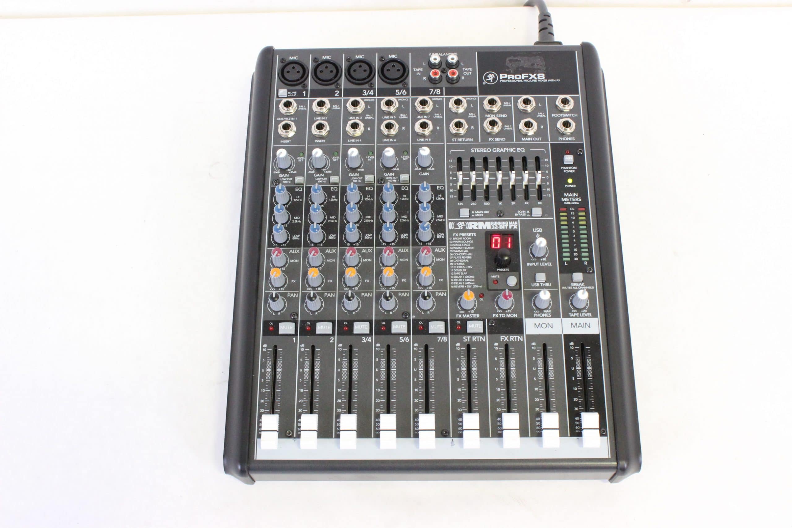 Mackie ProFX8 Professional Compact Mixer w/ Hard Case