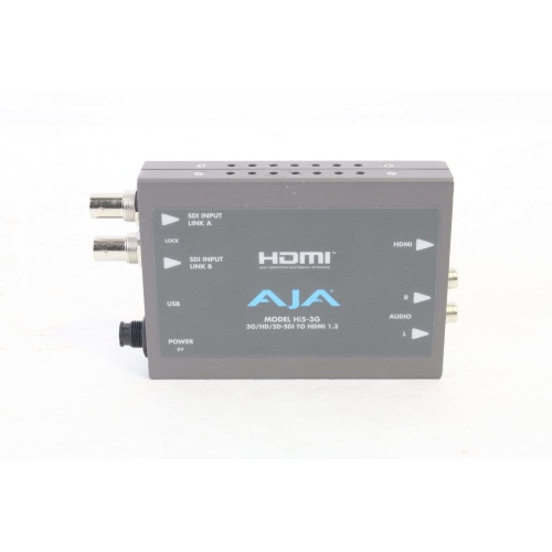 AJA Hi5-3G 3G/HD/SD-SDI To HDMI 1.3 - front