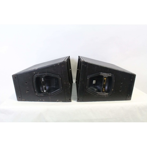 d&b Q10 Passive (NL4) 2-Way Loudspeaker (Pair) w/ Wheeled Road Case front 2