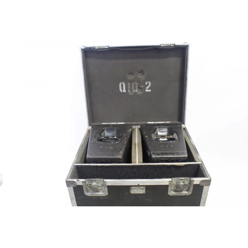 d&b Q10 Passive (NL4) 2-Way Loudspeaker (Pair) w/ Wheeled Road Case - in the case