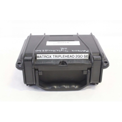 Matrox TripleHead2Go SE - T2G-DP3D-IF External Multi Display Adapter in Hard Case - hard case