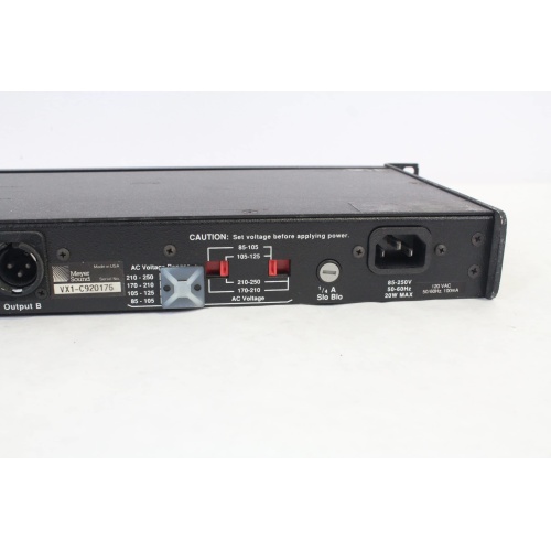 Meyer Sound VX-1 Stereo Program Equalizer (FOR PARTS) Label