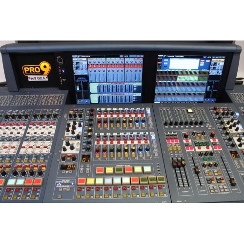 Midas PRO9 Live Audio Board - Generation 2 w/ Wheeled Hard Case Controls
