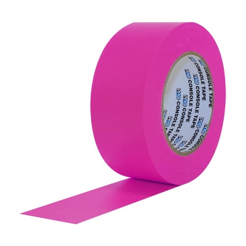 FlL Pink Console Tape Fluorescent - Fl Blue, 1"
