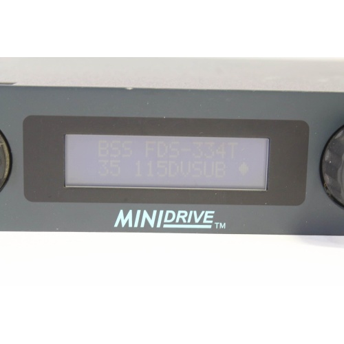 screen BSS FDS-334T Mini Drive Loudspeaker Management System