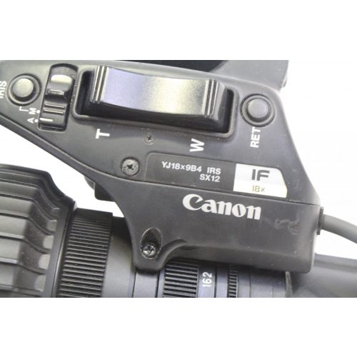 canon-yj18x9b4-irs-sx12-if-18x-bctv-zoom-lens side 6