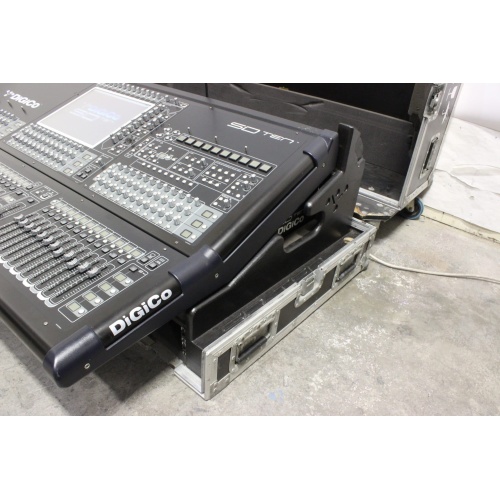 Digico SD10-32 Digital Mixing Console w/ SD Rack & (2) Wheeled Road Cases side1
