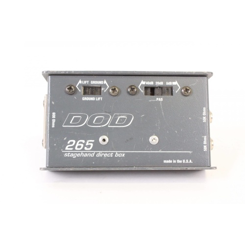 dod-ac-260-passive-direct-box-dod-vac265-stagehand-direct-box front1