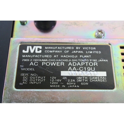 jvc-aa-c19u-camera-ac-power-adapter LABEL