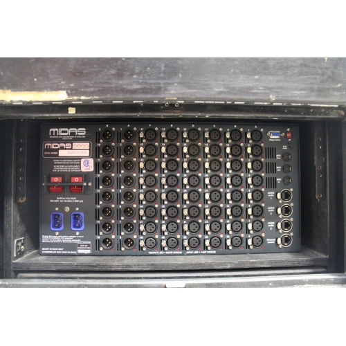 Midas Midas DL251 PRO SERIES 48-input / 16-output Stage Box w/ Wheeled Road Case - BACK1