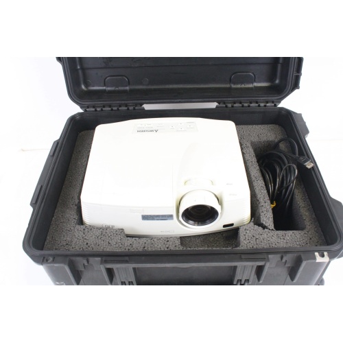 in the box Mitsubishi XD600U 5K Projector w/ Pelican Case