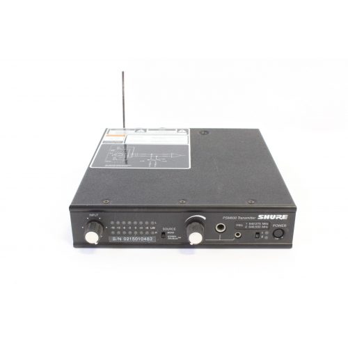 Shure PSM600 Transmitter (642.275 & 646.500) w/ Antenna (Cosmetic Damage) MAIN