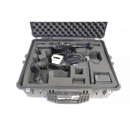 canon-xl1s-3ccd-digital-camcorder-w-canon-shotgun-microphone-canon-16x-zoom-xl-55-80mm-is-ii-video-lens-manfrotto-zoom-focus-controller-in-pelican-case case2
