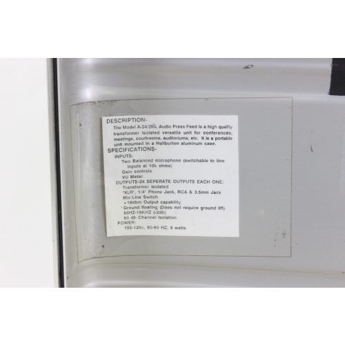 opamp-labs-inc-a-24-2ml-2-in-24-out-18-dbm-audio-press-feed-mult-box-no-internal-battery label