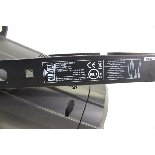 Chauvet Ovation E-910FC LED Ellipsoidal w/ 50° Lens label1