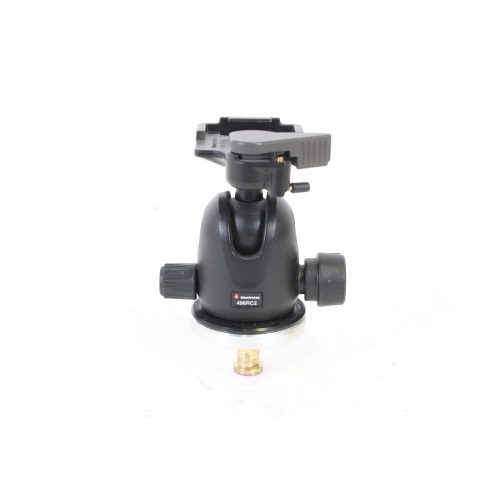 Manfrotto 496RC2 Compact Ball Tripod Head w/ RC2 Quick Release Plate & Super Clamp w/ Stud Side3