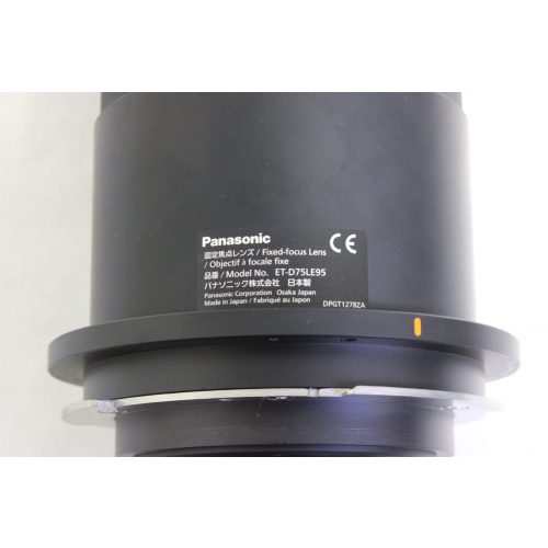 Panasonic ET-D75LE95 3-Chip DLP™ Projector Ultra Short Throw Lens LABEL
