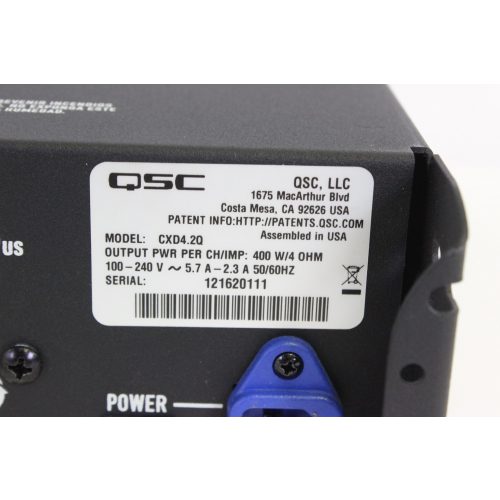 qsc-cxd42q-4-channel-processing-amplifier-2500w label