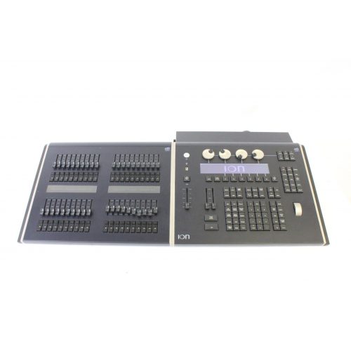 etc-ion-6000-console-w-2x20-fader-wing-power-cable-dust-cover-net3-radio-focus-remote FRONT