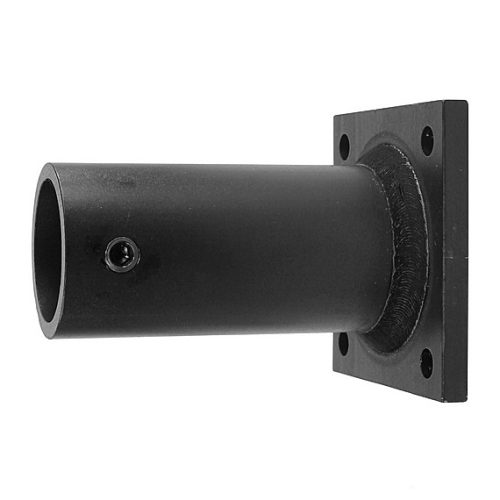 The Light Source Wall Mount for 1.5 Nominal (1.9 O.D.) Pipe Black Anodized WM1.5PB