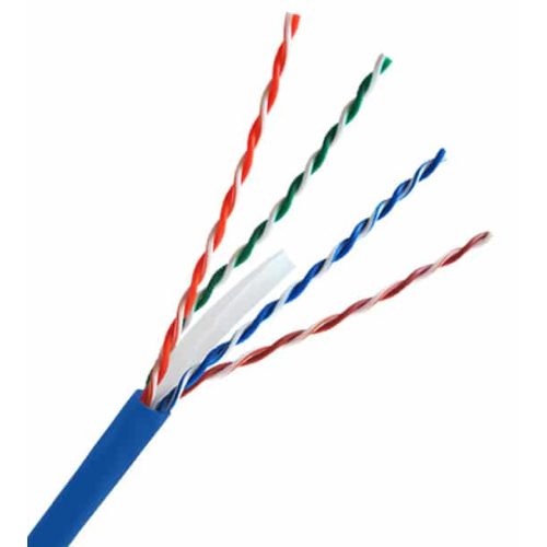 Comprehensive Cables C5E350B-1000 Cat 5e 350MHz Solid Blue Bulk Cable 1000ft