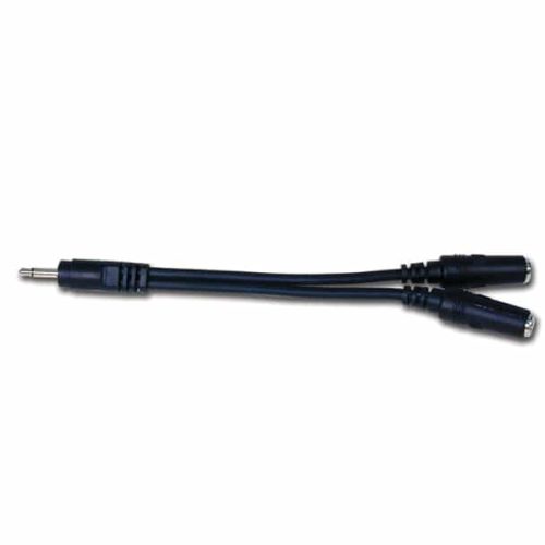 Comprehensive Cables MP_2MJ-C 3.5mm Mini Plug to Two Mini Jacks Audio Adapter Cable 6 Inches