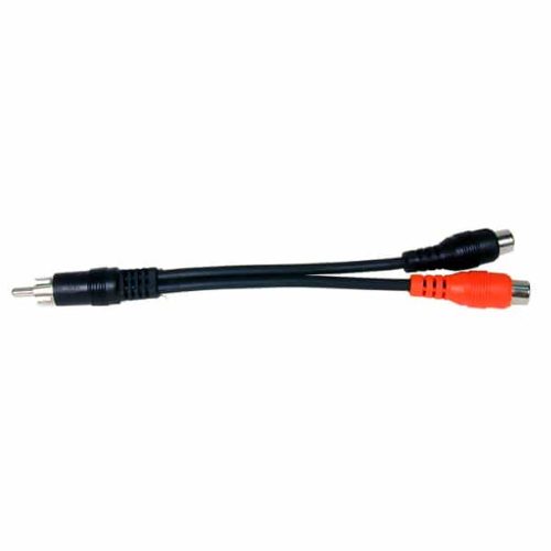 Comprehensive Cables SP-4-C RCA Plug to Two (2) RCA Jacks Audio Adapter Cable 6 inches