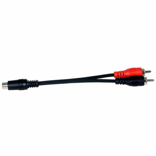 Comprehensive Cables SP-5-C RCA jack to two (2) RCA plugs audio adapter cable 6 inches