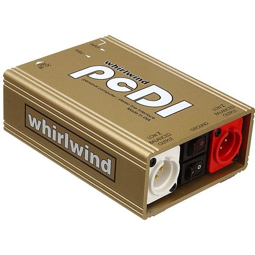Whirlwind Direct Box - dual with RCA 1_4 and 1_8 inputs PCDI