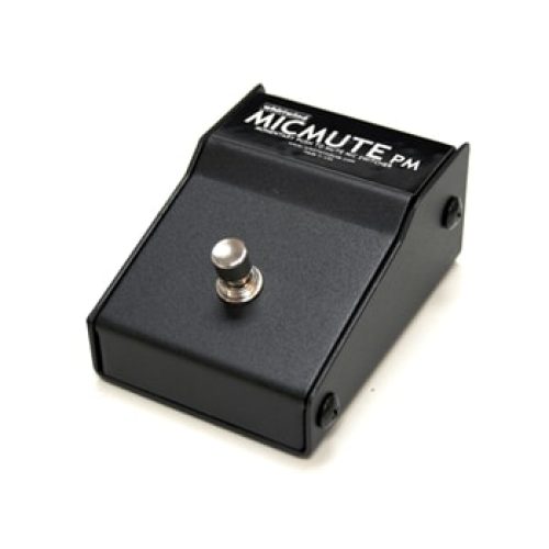 Whirlwind Switcher - Microphone _Line-Level XLR I_O momentary off foot pedal MICMUTE-PM