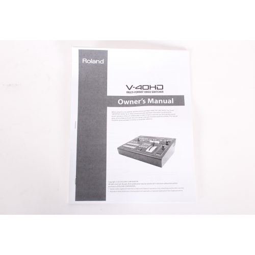 roland-v-40hd-multi-format-switcher-b-stock-demo MANUAL