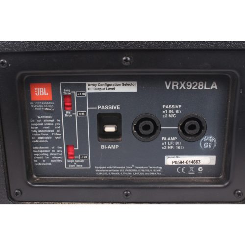 JBL VRX928LA 8" Two-Way Compact Loudspeaker w/ Soft Case