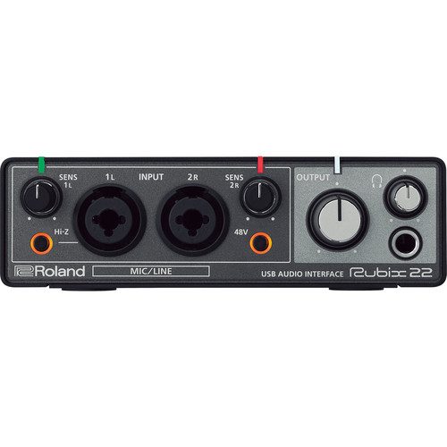 roland-rubix22-usb-audio-interface-2-in-2-out FRONT