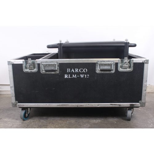 barco-rlm-w12-3-dlp-wuxga-1920x1200-11500-lumens-hd-projector-r9006321b1-w-remote-wheeled-hard-case-1937-op-hours-671-lamp-hours-616 case1