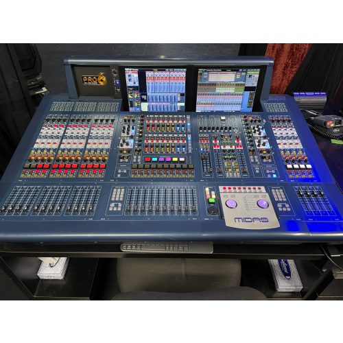 Midas PRO6 Live Audio Mixing System with 64 Input Channels w/ DL351 & DL451 Modular Stage Box w/ I/O Cards #C1278-2 Main
