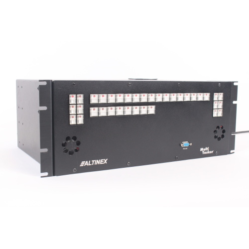 altinex-mt100-100-multitasker-switcher-w-5-mt-105-118-8-in-16-out-sync-matrix-switcher-cards-1-mt-110-104-16x16-balanced-stereo-audio-matrix-switcher-card POWER