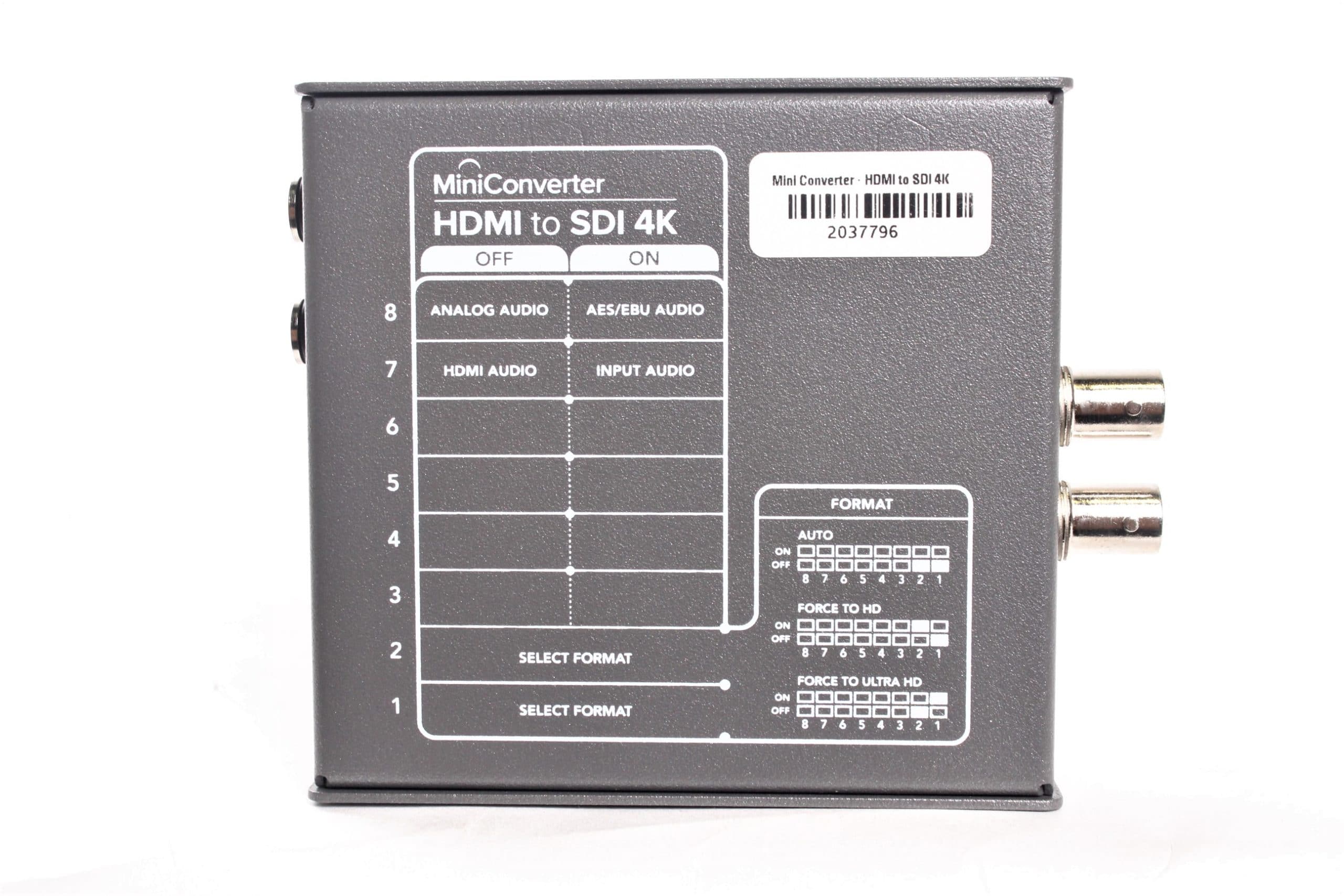 defile træ Modig Blackmagic Design SDI to HDMI 4K Mini Converter | AVGear.com