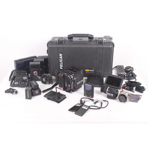 RED Digital Cinema RED SCARLET-X 4K Cinema Camera Package (249 Hours) w/ Custom Pelican Case -- EF + PL Mount, Redmote, Camera Plate, 64GB SSD Mag, RED Station, Bomb EVF, + More Main