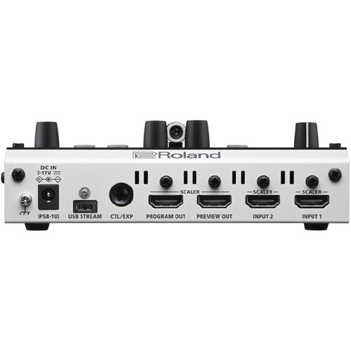 Roland V-02HD MK II Multi-Format Video Mixer with Streaming Back
