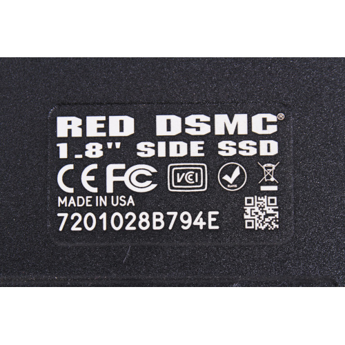 RED Digital Cinema Side SSD Module lable