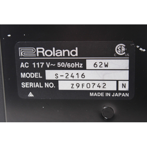 Roland S-2416 24x16 Digital Snake Stage Unit (New-Open Box) lable