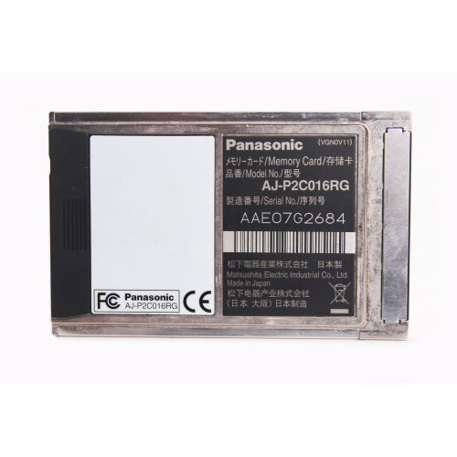Panasonic R-series 16GB P2 Card - OEM - AJ-P2C016RG back1