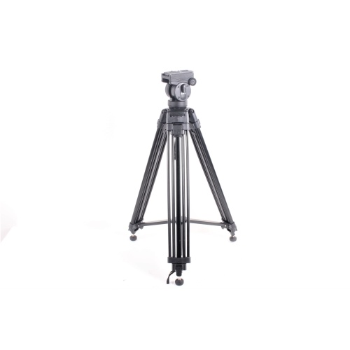 Magnus VT-3000 Tripod System with Fluid Head in (DAMAGED) Carrying Bag open