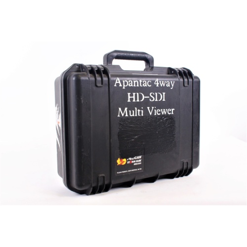 Apantac 4 way HDSDI multiviewer in iM2300 Pelican Case case3