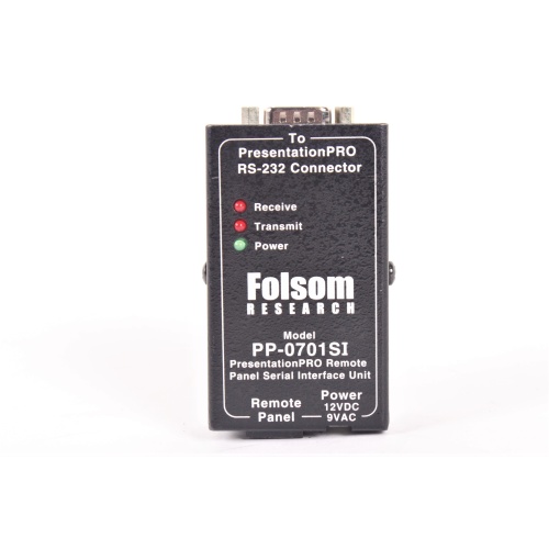 FSR CR-2001 Compass Remote Panel w/ Folsom Research PP-0701SI PresentationPRO Remote Panel Serial Interface Unit in 1550 Pelican Case remote front2