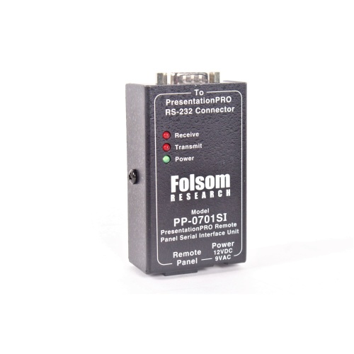 FSR CR-2001 Compass Remote Panel w/ Folsom Research PP-0701SI PresentationPRO Remote Panel Serial Interface Unit in 1550 Pelican Case remote front3