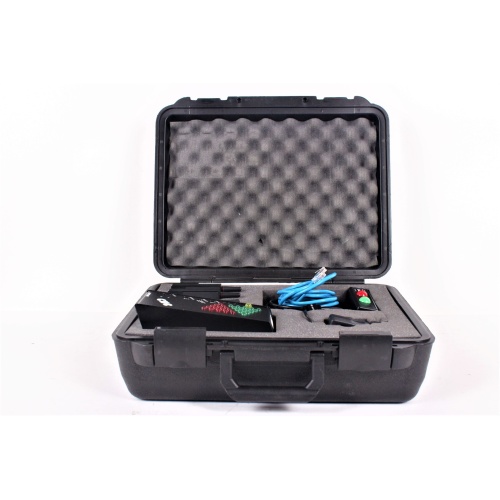DSAN Perfect Cue Wireless Prompter Professional Kit w/ Cables and Remotes in Hard Case case open