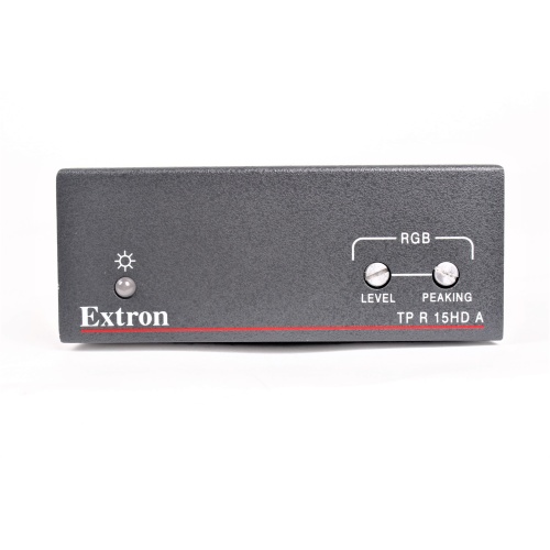 Extron TP 15HA A and TP T 15HD AV Twisted Pair Transmitter for RGBHV and Audio w/ Extron TP R 15HD A Twisted Pair Reciever for RGBHV and Audio front3