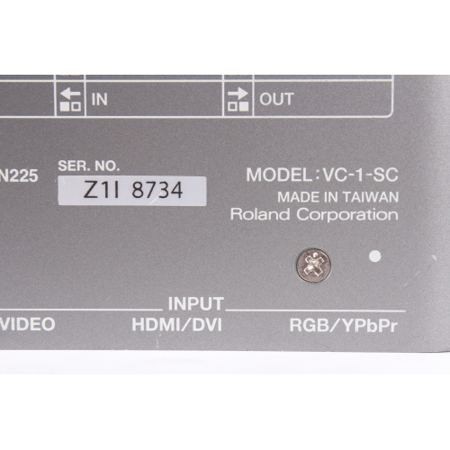 Roland VC-1-SC Up/Down/Cross Scan Converter w/ PSU label