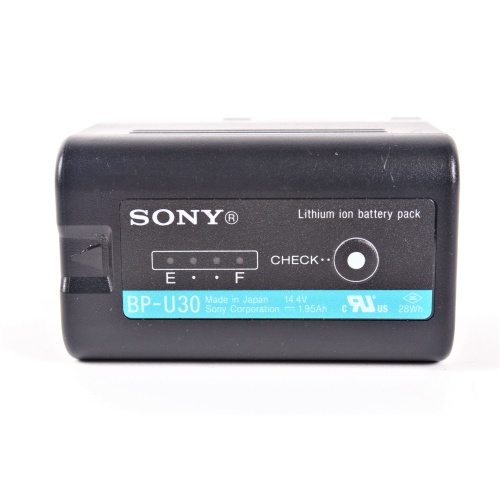 Sony BC-U1 AC Adapter/ Battery Charger w/ BP-U30 and PowerExtra BP-U60/BP-U65 Li-Ion Battery Packs battery2 side2